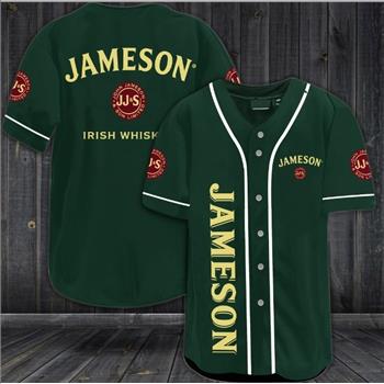 New, Men Jameson Baseball/Hockey Jersey Size XL-2XL