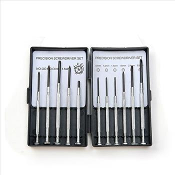 11pc Precision Screwdriver Set Repair Watch Jewelry Eyeglasses Small Parts Kits