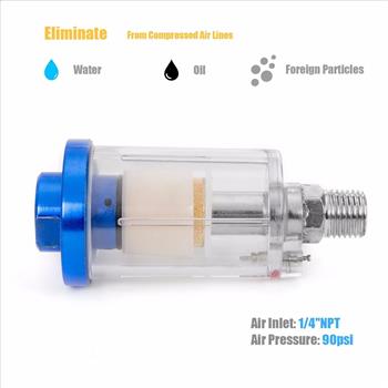 Oil Water Separator Trap Filter Pneumatic compressor Air Tools Paint Airbrush