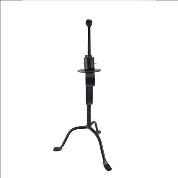 Vintage Hand Crafted Wrought Iron Candelabra