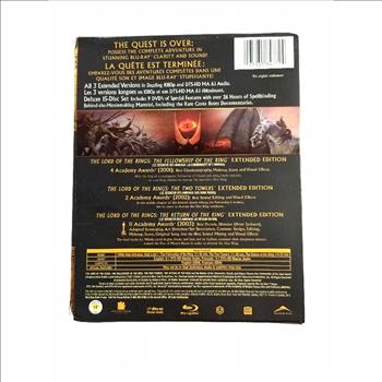 The Lord of the Rings: Trilogy (15 Blu-ray/DVD Set) Bilingual Extended Edition