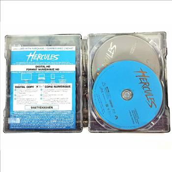 Hercules In Tin Case Blu-ray DVD 2014 3-Disc Set Unrated Digital Copy