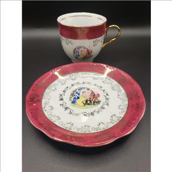 VTG Thun Karlovarsky Porcelan Czech Republic Cup and Saucer Set