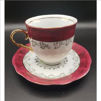 VTG Thun Karlovarsky Porcelan Czech Republic Cup and Saucer Set