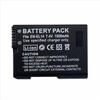 Battery for Nikon EN-EL14a D3100 D3200 D3300 D3400 D5100 D5200 D5300