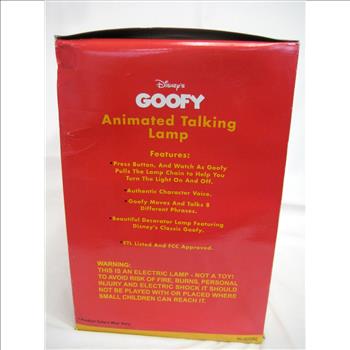 Goofy's Animated Talking Lamp