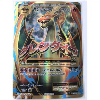 MEGA M Charizard EX FULL ART 101/108 Evolutions NM Pokémon Card Ultra Rare 2016