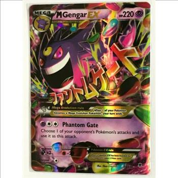 MEGA Gengar EX 35/119 ULTRA RARE XY Phantom Forces Pokemon Card HOLO NM 2014 NM