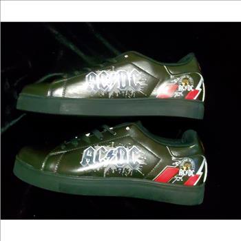 New, Men ACDZ Print Lace Up Sneaker Shoes, Size 8