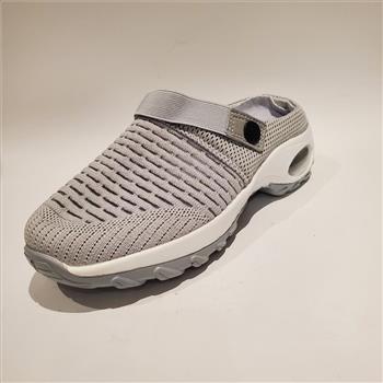 Ladies Arch Support Air Cushion Slip On Shoes Gray Size 7