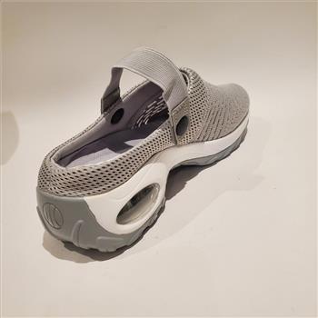 Ladies Arch Support Air Cushion Slip On Shoes Gray Size 7
