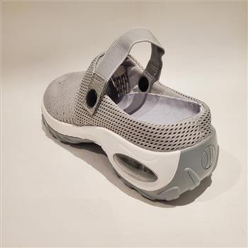 Ladies Arch Support Air Cushion Slip On Shoes Gray Size 7
