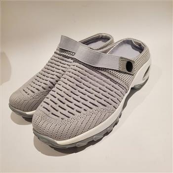 Ladies Arch Support Air Cushion Slip On Shoes Gray Size 7