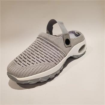 Ladies Arch Support Air Cushion Slip On Shoes Gray Size 7