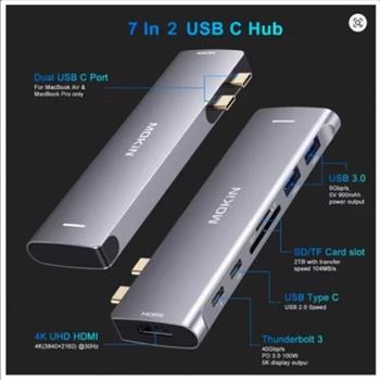 USB C Hub Adapter For Macbook Pro/air