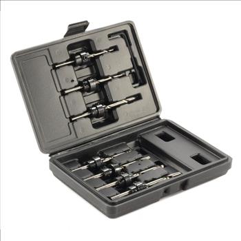 22 Piece Countersink Drill Bit Set with Case