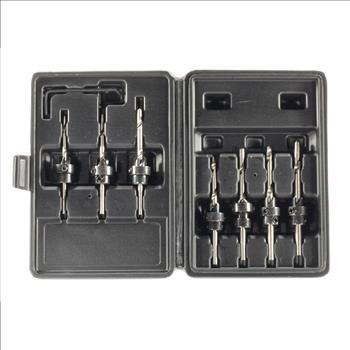22 Piece Countersink Drill Bit Set with Case