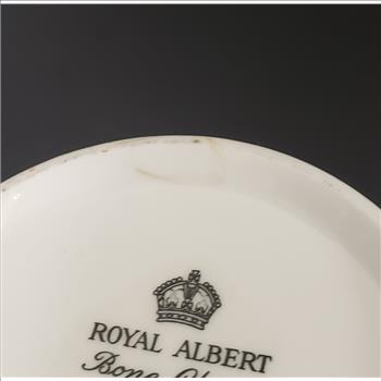 Vintage Royal Albert Bone China England Covent Garden Pattern Demitasse Cup & Saucer Set