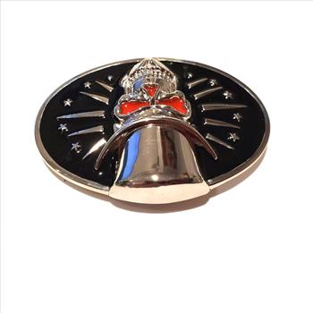 3D Lucky 13 Skull Metal Belt Buckle