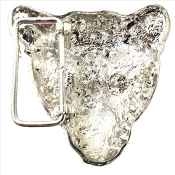 3D Rhinestone Tiger Metal Belt Buckle