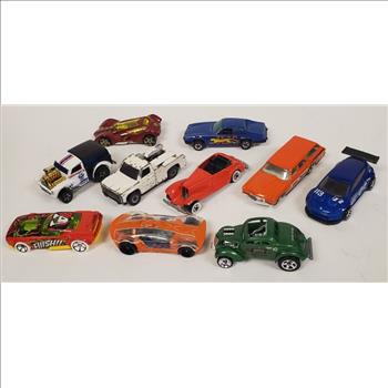 Vintage Hot Wheels Die Cast Cars & Trucks Lot of 10 PCS Malaysia