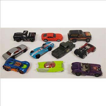 10 PC Lot of Vintage Hot Wheels Die Cast Cars & Trucks Malaysia