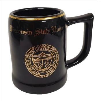 VTG USA Wisconsin State University La Cross Ceramic Mug by W.C. Bunting