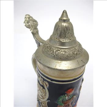 1950s Hand Painted Beer Stein - Made in Germany