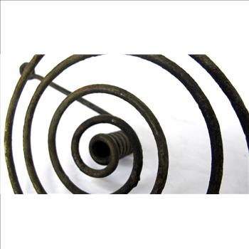 Authentic Antique Wrought Iron Coil Spring Door Bell