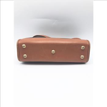 Dooney & Bourke Brown/Black Pebbled Leather Shoulder Bag Retail $250