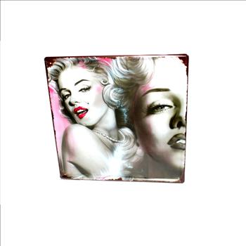 Vintage Looking Marilyn Monroe Metal Sign