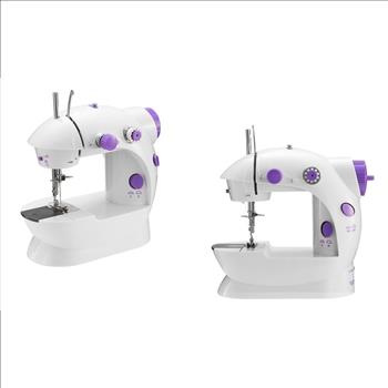 iMounTEK SM-202A Portable 2-Speed Mini Electric Sewing Machine with Foot Pedal