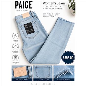 Women's Paige Jeans Sz 25 Compare at $300.00