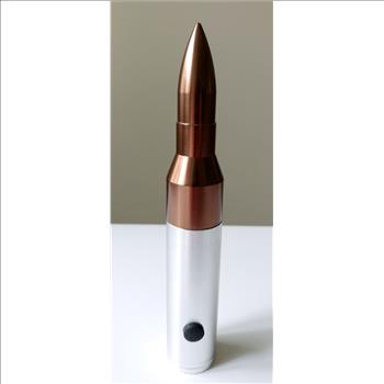 50 Caliber 9 LED Flashlight - Silver