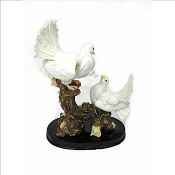 Vintage Rubg's Collection Resin Dove Sculpture