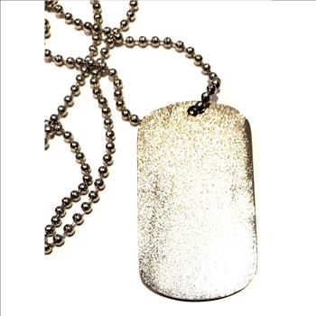 Stainless Steel Assassins Creed III Dog Tag Metal Necklace