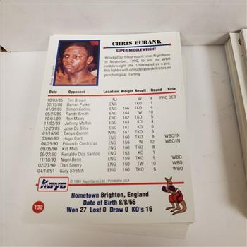 Vintage 1991 Kayo Boxing Lot of 375 Trading Cards