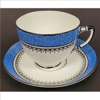 Vintage Wetley SS 9345 Longton England Bone China Cup and Saucer