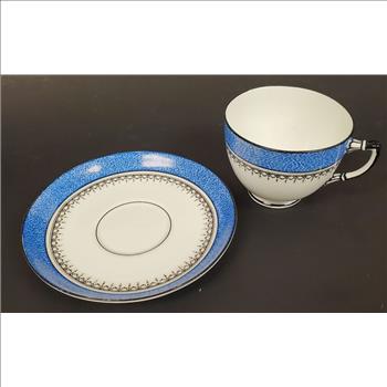 Vintage Wetley SS 9345 Longton England Bone China Cup and Saucer