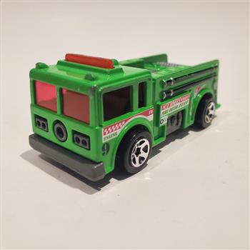 Vintage 1976 Mattel Hot Wheels Green Fire Eater Fire Rescue Race Truck Engine 9