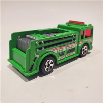 Vintage 1976 Mattel Hot Wheels Green Fire Eater Fire Rescue Race Truck Engine 9