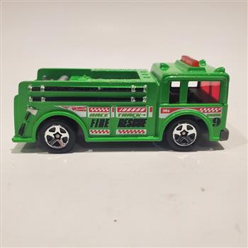 Vintage 1976 Mattel Hot Wheels Green Fire Eater Fire Rescue Race Truck Engine 9