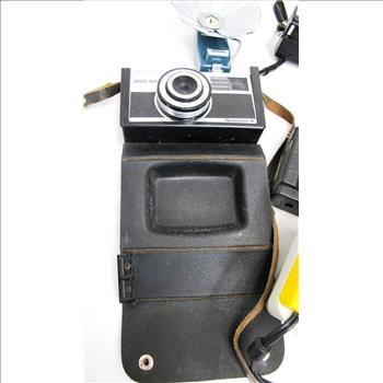 Collection of Vintage Cameras including Yashica Flash