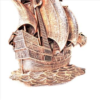 Vintage 1970 Syroco Spanish Galleon Ship 18