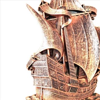 Vintage 1970 Syroco Spanish Galleon Ship 18