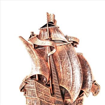 Vintage 1970 Syroco Spanish Galleon Ship 18