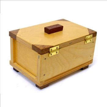 Hand Crafted Wood Chest