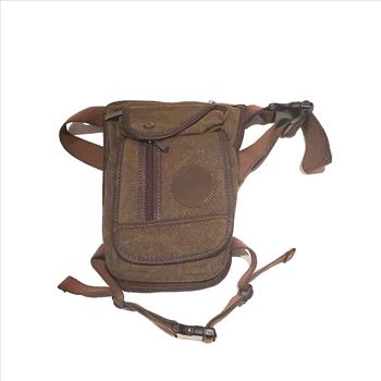 Canvas Waist Drop Leg Bag Thigh Pouch Hip Belt Fanny Pack for Travel Hiking