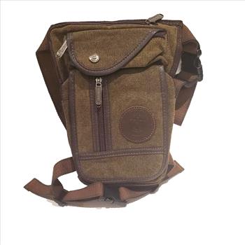 Canvas Waist Drop Leg Bag Thigh Pouch Hip Belt Fanny Pack for Travel Hiking
