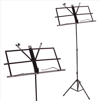 Adjustable Folding Sheet Music Stand Score Holder Mount Tripod Carrying Bag